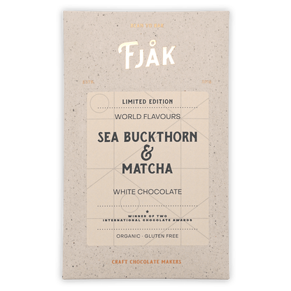 Fjåk Sea Buckthorn & Matcha White Chocolate (Limited Edition)