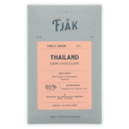 Fjåk Thailand Dark Chocolate 85% pale pink blue wrapper