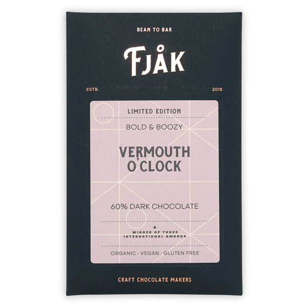 Fjak Vermouth O'Clock Dark Chocolate (Limited Edition) – Bar & Cocoa