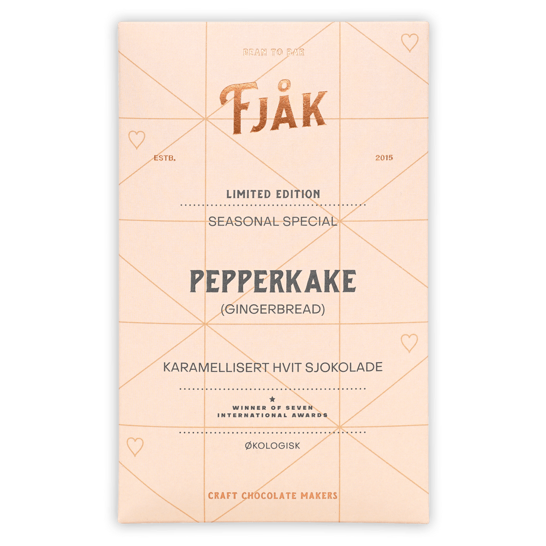 Fjåk Caramelized White Chocolate w/ Gingerbread (Seasonal)