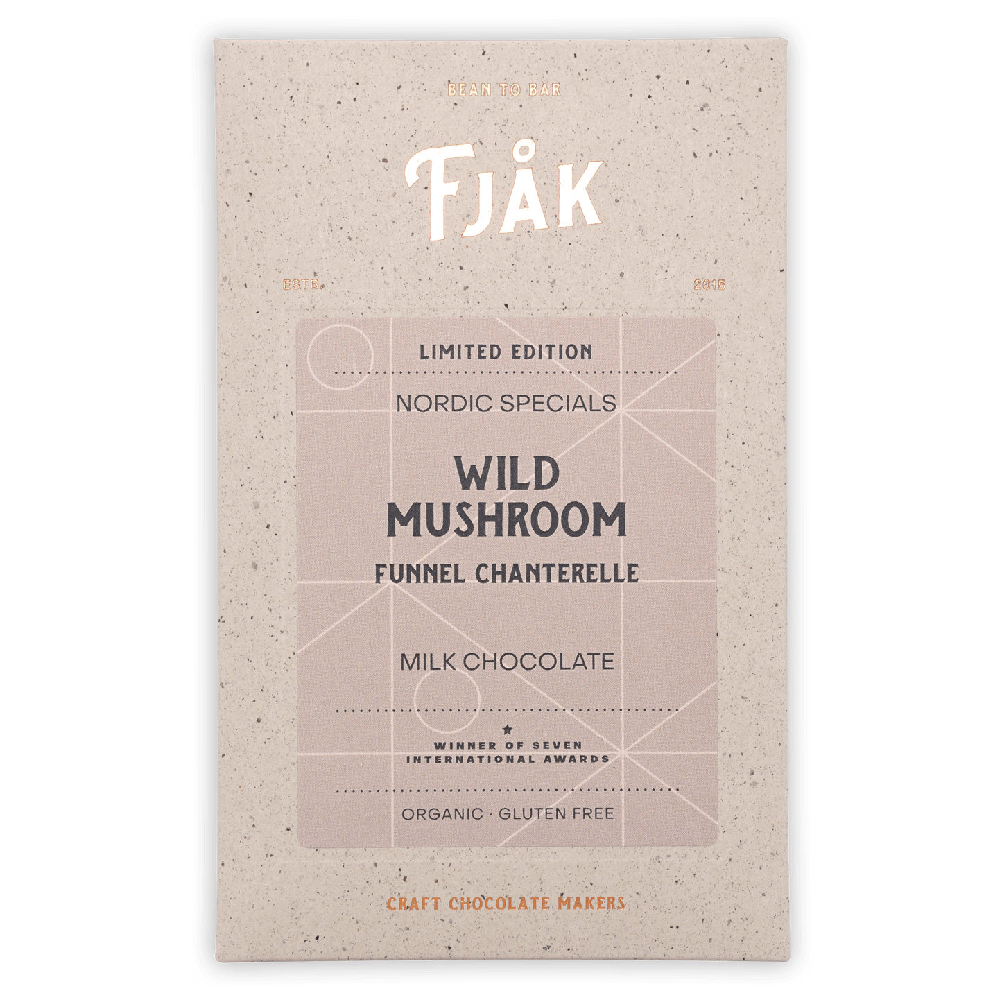 Fjåk Wild Mushroom Milk Chocolate 45% (Limited Edition)
