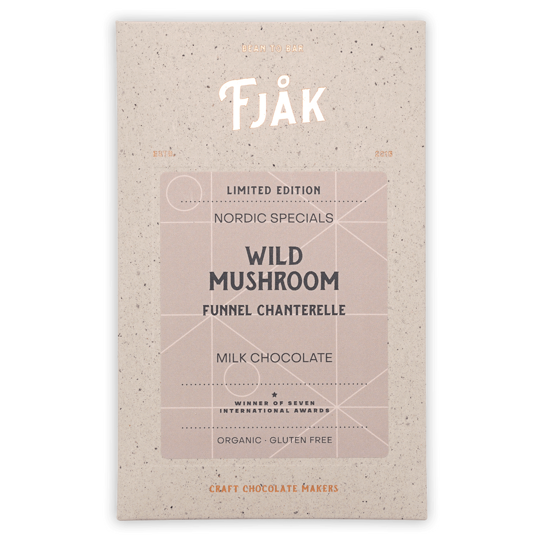 Fjåk Wild Mushroom Milk Chocolate 45% (Limited Edition)