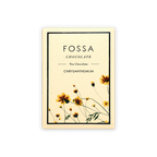 Fossa Dark Milk Chocolate Chrysanthemum Tea 53% cream box with floral design