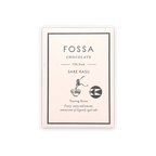 Fossa Dark Chocolate Sake Kasu 73% limited edition bar package