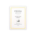 Fossa Milk Chocolate Salted Egg Cereal Blond bar in white gold wrapper