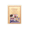 Fossa 48% milk chocolate satay sauce bar in beige vendor wrapper
