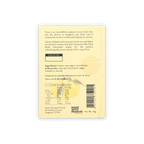 Back of Fossa Dark Milk Chocolate Yuzu Sea Salt 54% wrapper by Fossa Chocolate Pte Ltd