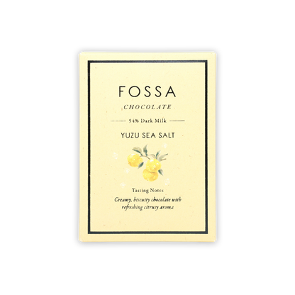 Fossa Milk Chocolate Yuzu Sea Salt Dark Milk 54%