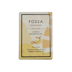 Fossa Coffee Banoffee Pie 52% dark milk bar in cream gold foil wrapper
