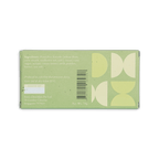 Back of Fossa Milk Pistachio Meltaway Knafeh: light green box with white patterns