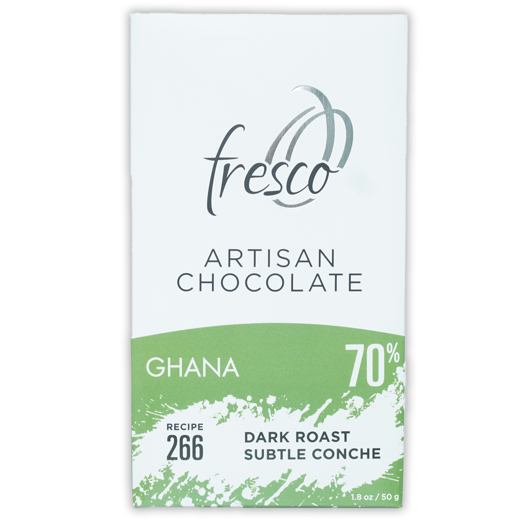 Fresco Ghana Dark Roast 70% artisan chocolate bar from Ghana