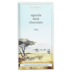 French Broad Dark Chocolate Uganda 70% bar in savanna foil wrapper
