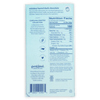 French Broad Dark Chocolate Whiskey Barrel 69% light blue wrapper back