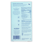 French Broad hazelnut milk chocolate 45% light blue package