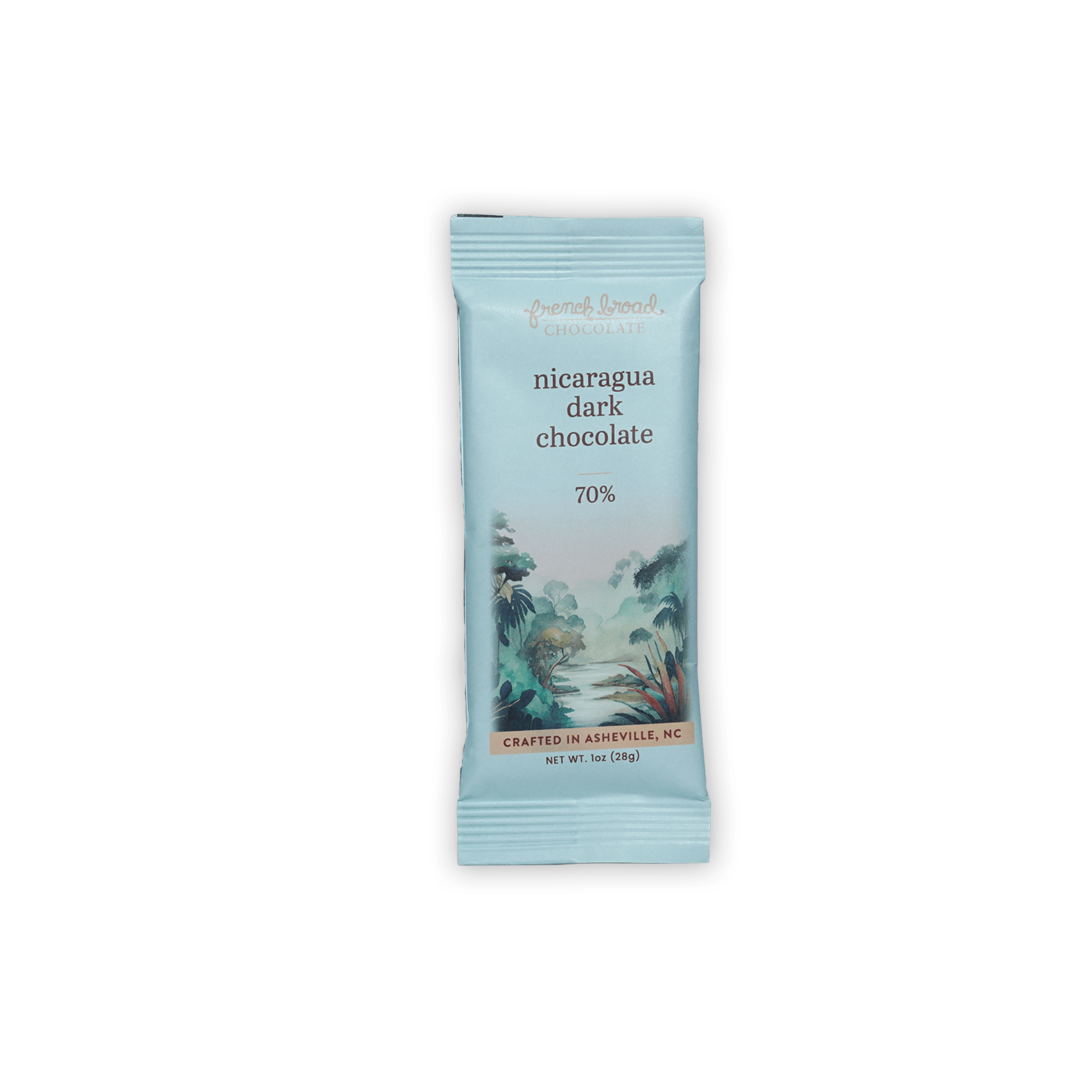 French Broad Mini Bars Nicaragua 70% dark chocolate bar