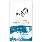 Fresco Polochic Valley Guatemala 100% chocolate bar in teal wrapper