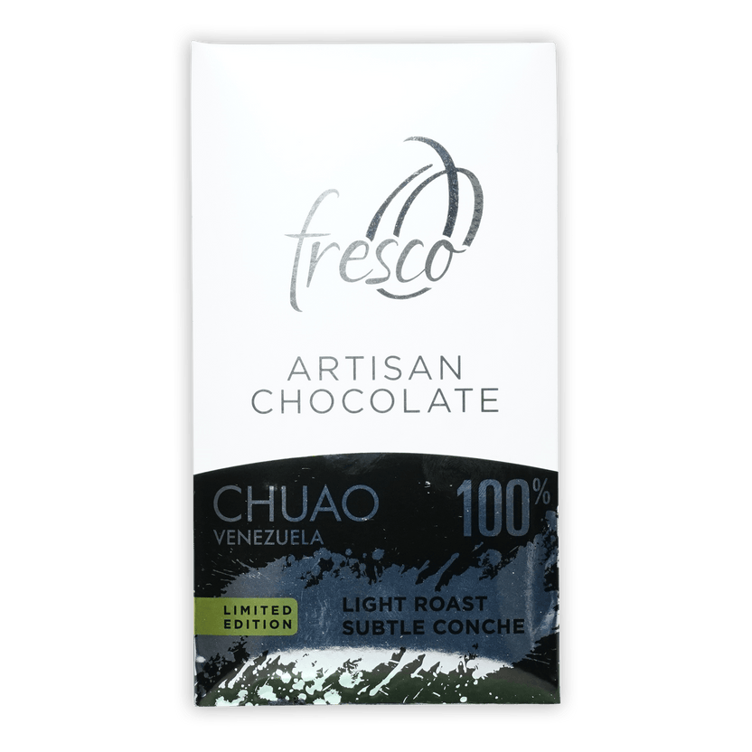 Fresco Venezuela Chuao Light Roast 100% dark chocolate bar