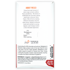 Fresco Madagascar 100% cocoa bar in white red package with orange text
