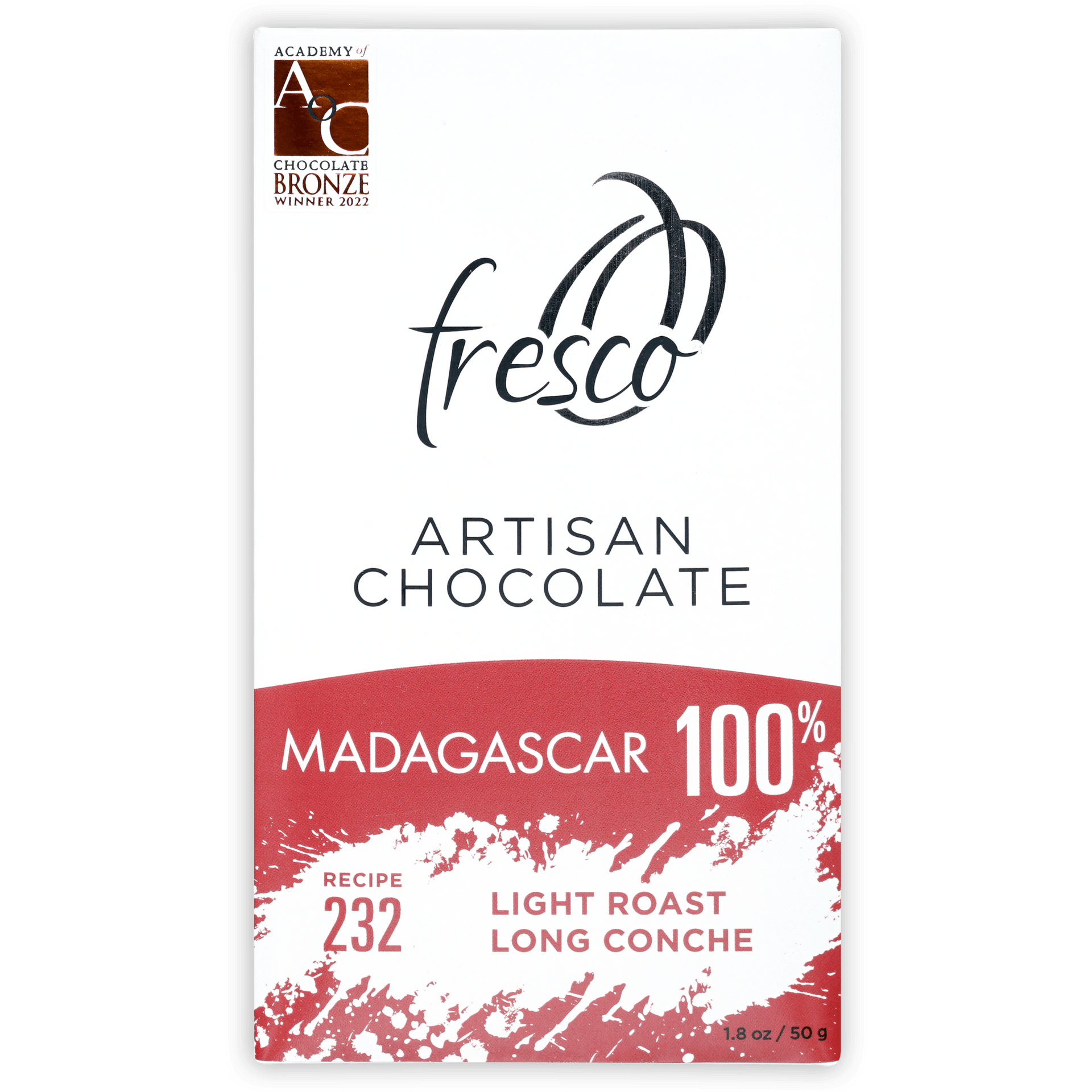 Fresco Madagascar 100% artisan chocolate bar, light roast