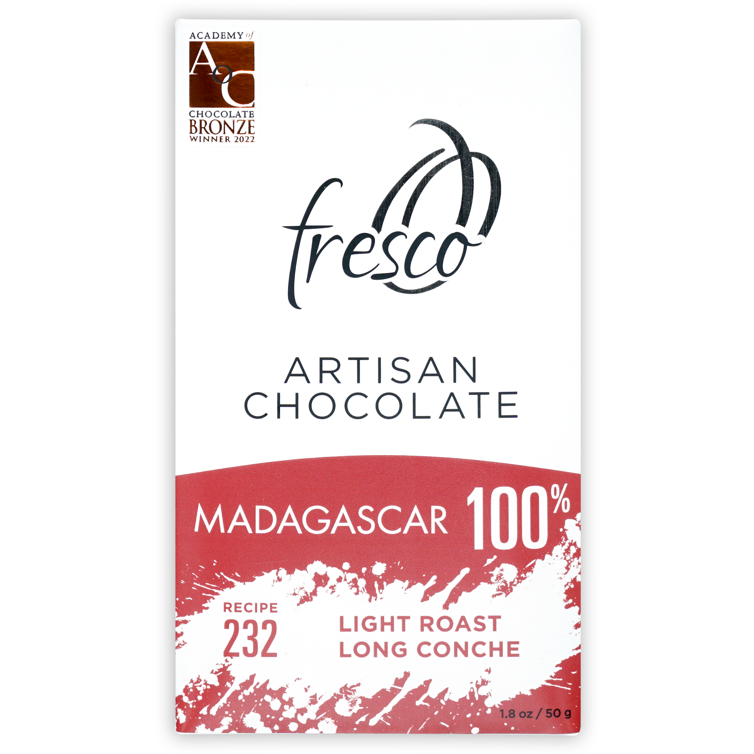 Fresco Madagascar 100% artisan chocolate bar, light roast