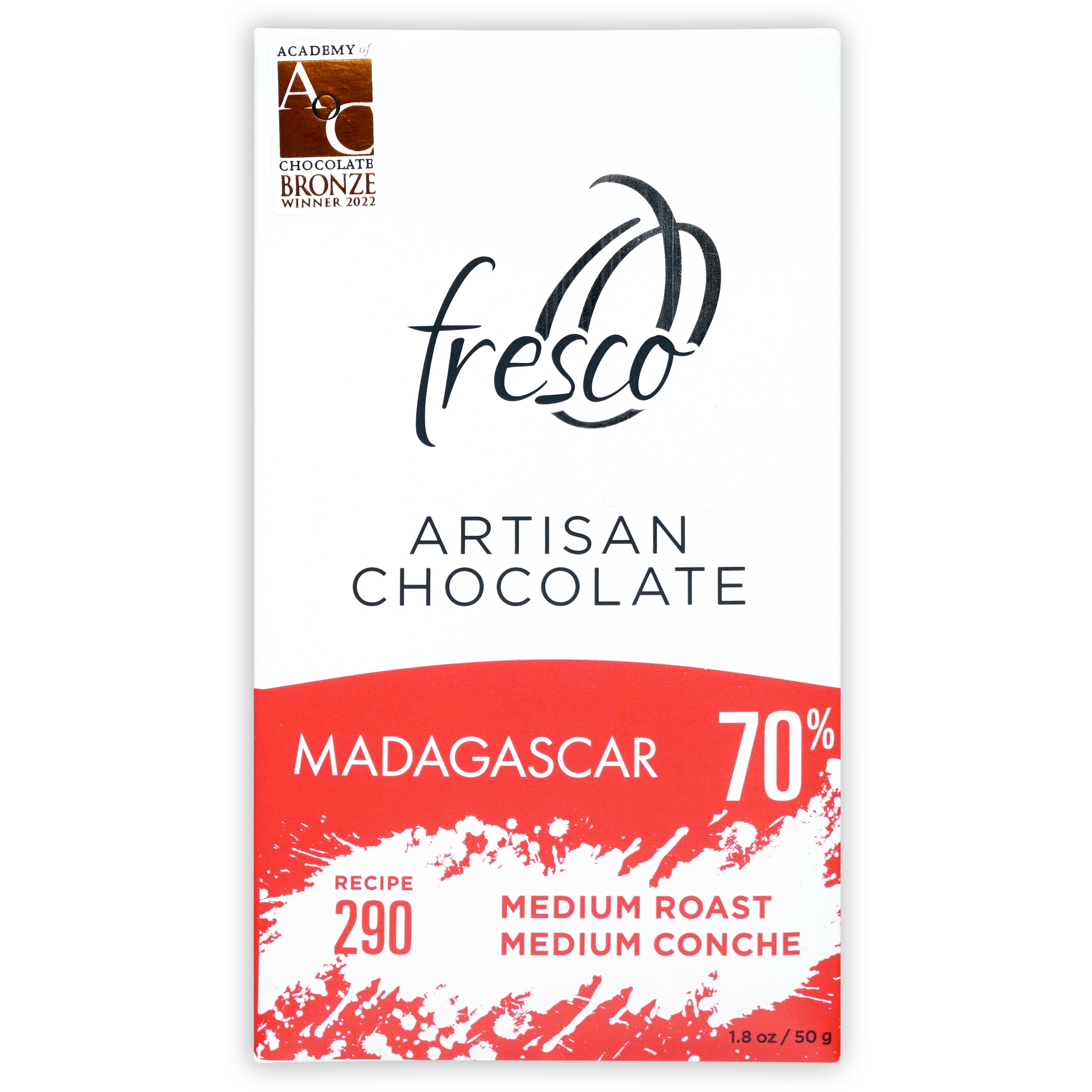 Fresco Madagascar Medium Roast 70% artisan chocolate bar