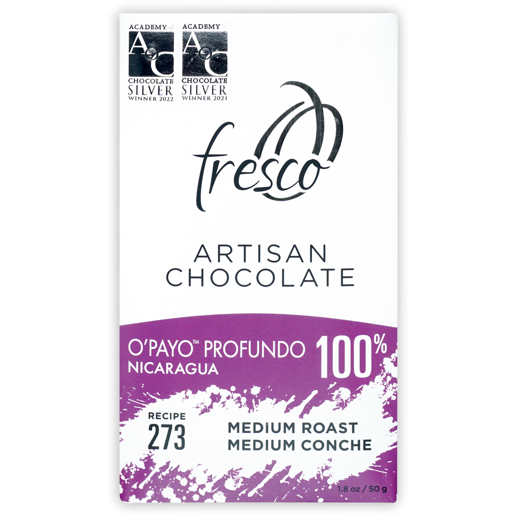 Fresco O’Payo Medium Roast 100% cacao bar from Nicaragua