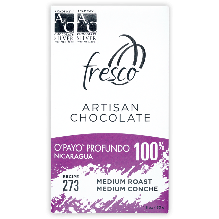 Fresco O’Payo Medium Roast 100% cacao bar from Nicaragua