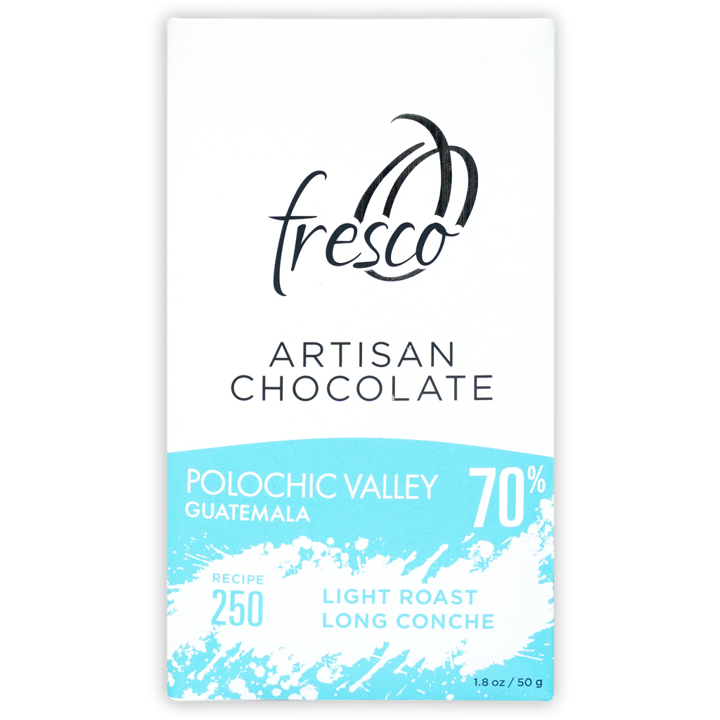 Fresco Polochic Valley 70% light roast chocolate bar