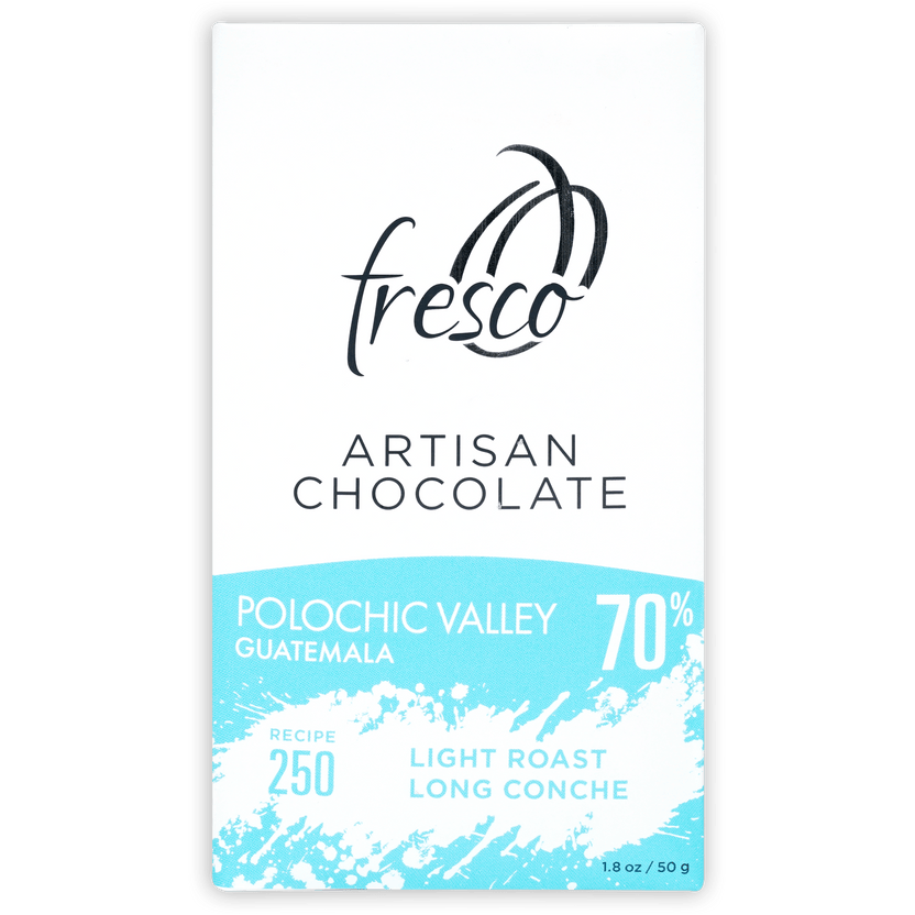 Fresco Polochic Valley 70% light roast chocolate bar