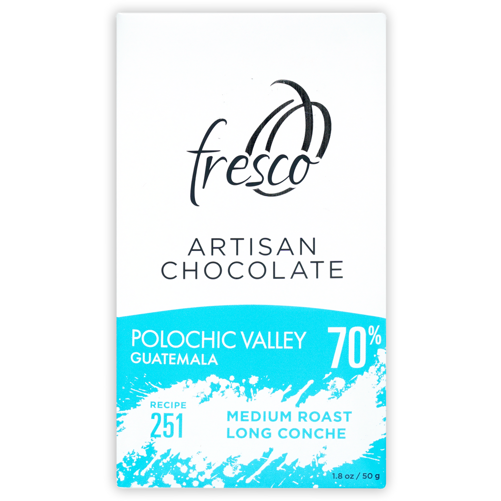 Fresco Polochic Valley 70% cacao medium roast chocolate bar