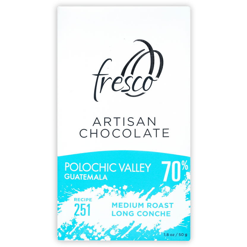 Fresco Polochic Valley 70% cacao medium roast chocolate bar