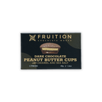 Fruition Chocolate dark peanut butter cups with caramel and sea salt in black box