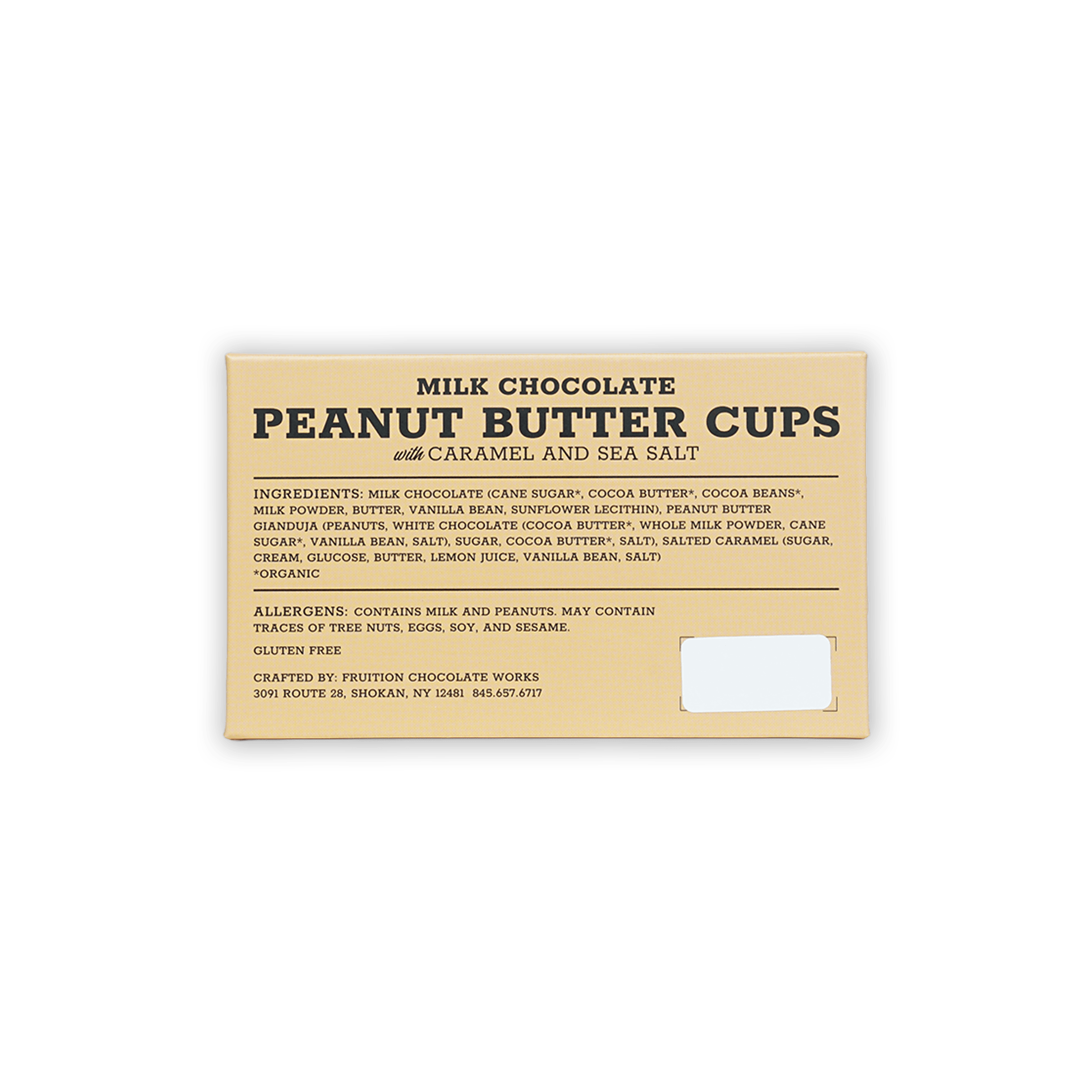 Fruition Chocolate milk peanut butter cups with caramel sea salt, 2 pcs