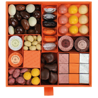 Guido Gobino assorted pralines gift box with colorful luxury chocolates