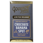 Goodnow Farms Banana Split 59% limited release dark milk chocolate bar
