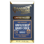 Goodnow Farms limited release 70% dark unfiltered hard cider chocolate bar