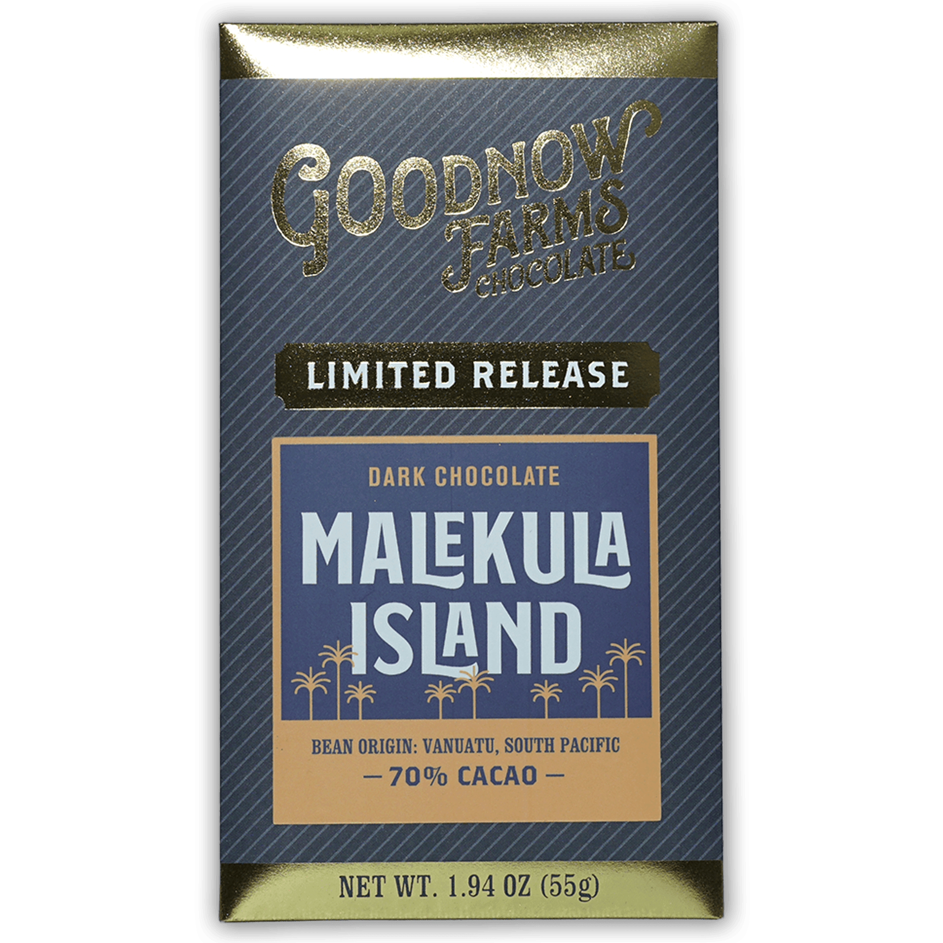 Goodnow Farms Malekula Island 70% cacao dark chocolate bar