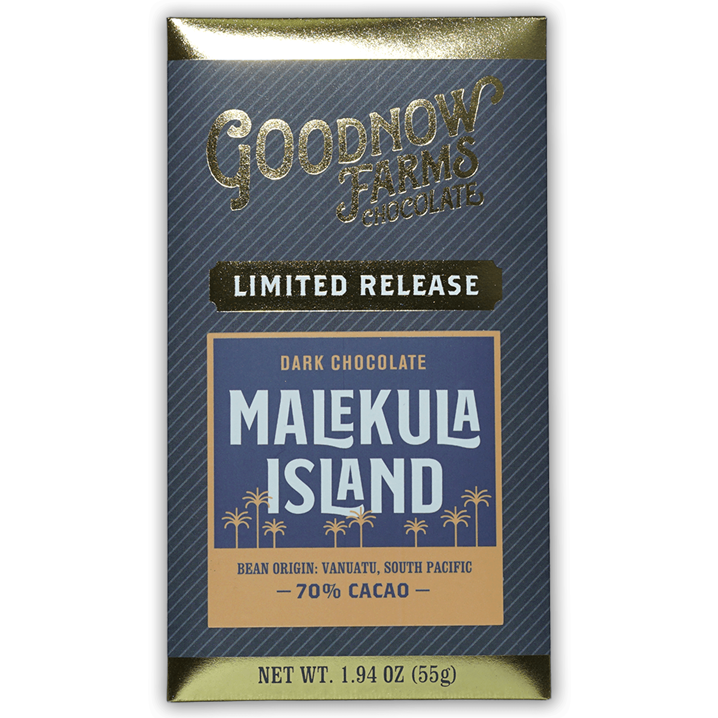 Goodnow Farms Malekula Island 70% cacao dark chocolate bar