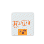 Guido Gobino assorted chocolate cube gift small box, 25 pcs, white with orange branding