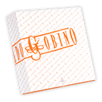 Guido Gobino assorted chocolate selection gift box with orange logo