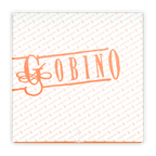 Guido Gobino large assorted pralines gift box with white design and orange logo
