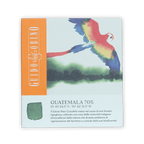 Guido Gobino Guatemala 70% dark chocolate bar with parrot design