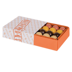Guido Gobino fruit and spice semisphere chocolate gift box with orange truffles