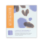 Guido Gobino Latte e Mandorla milk chocolate bar with salted almonds, purple packaging
