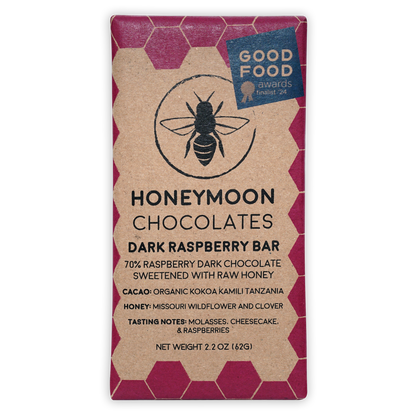 Honeymoon Dark Raspberry Bar 70%