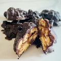 Organic House Vegan Chocolate Turtles: chocolate-covered walnut caramel clusters
