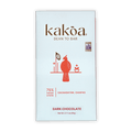 Kakoa Dark Chocolate Criollo Cacahoatan 75% white package with red bird illustration