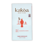 Kakoa Dark Chocolate Criollo Cacahoatan 75% white package with red bird illustration