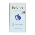 Kakoa Dark Chocolate Criollo Pichucalco 82% white package with blue raccoon logo