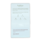Kakoa Milk Chocolate w/ Mint Caramel 60% light blue wrapper back with Spanish text